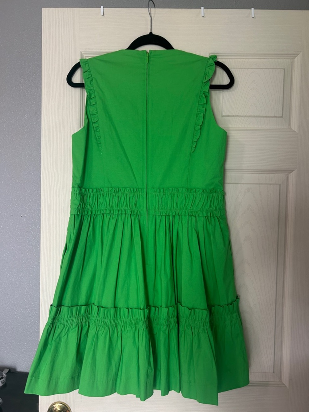 Lilly Pulitzer Bright Green Ruffle Tiered women’s Dress - Picture 3 of 3
